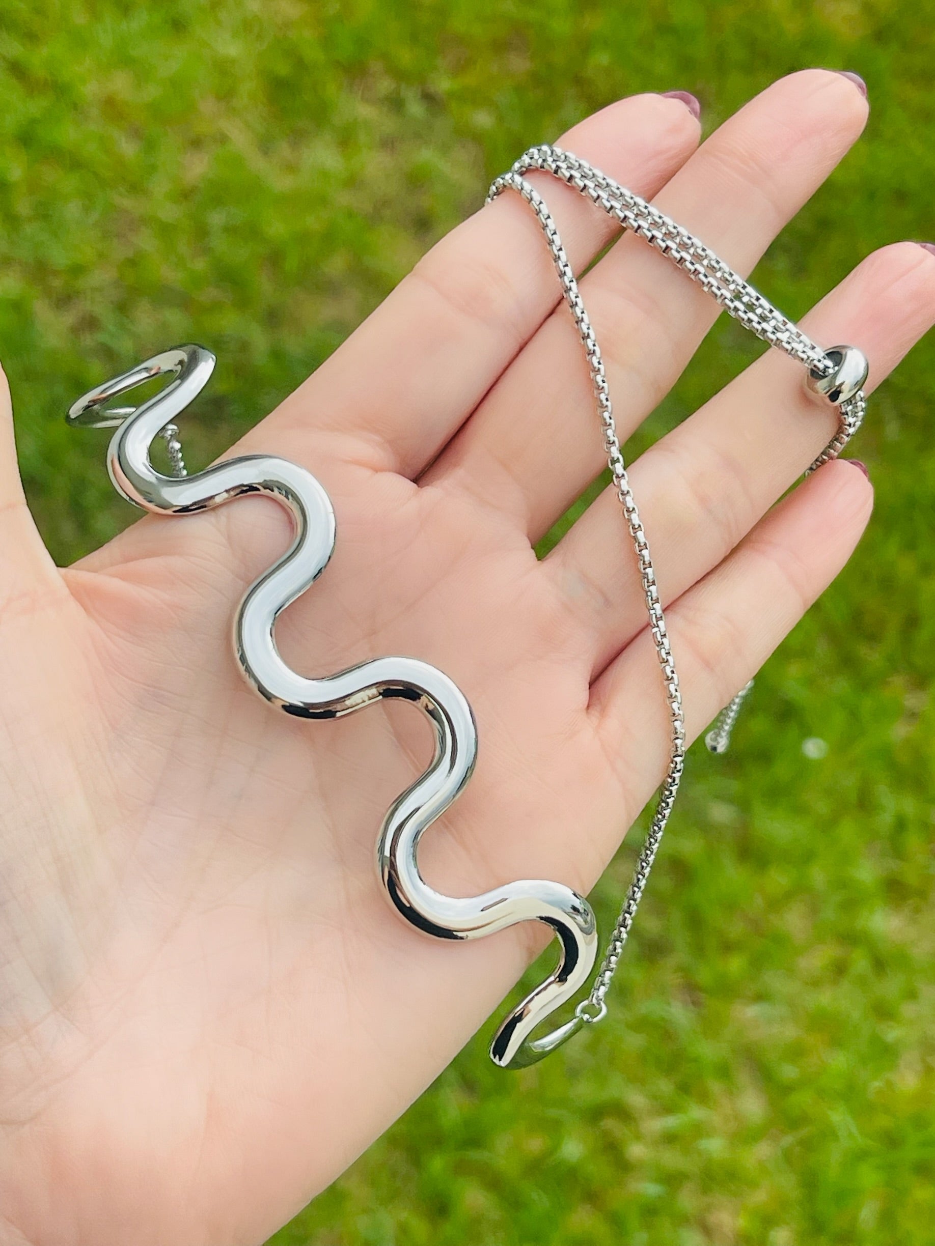 SS Silver Wave Choker