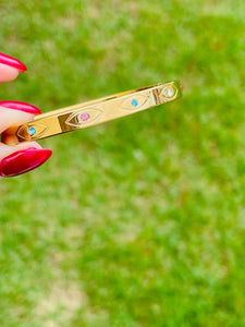 SS Multicolor Eye Bangle