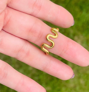 SS Wave Ring