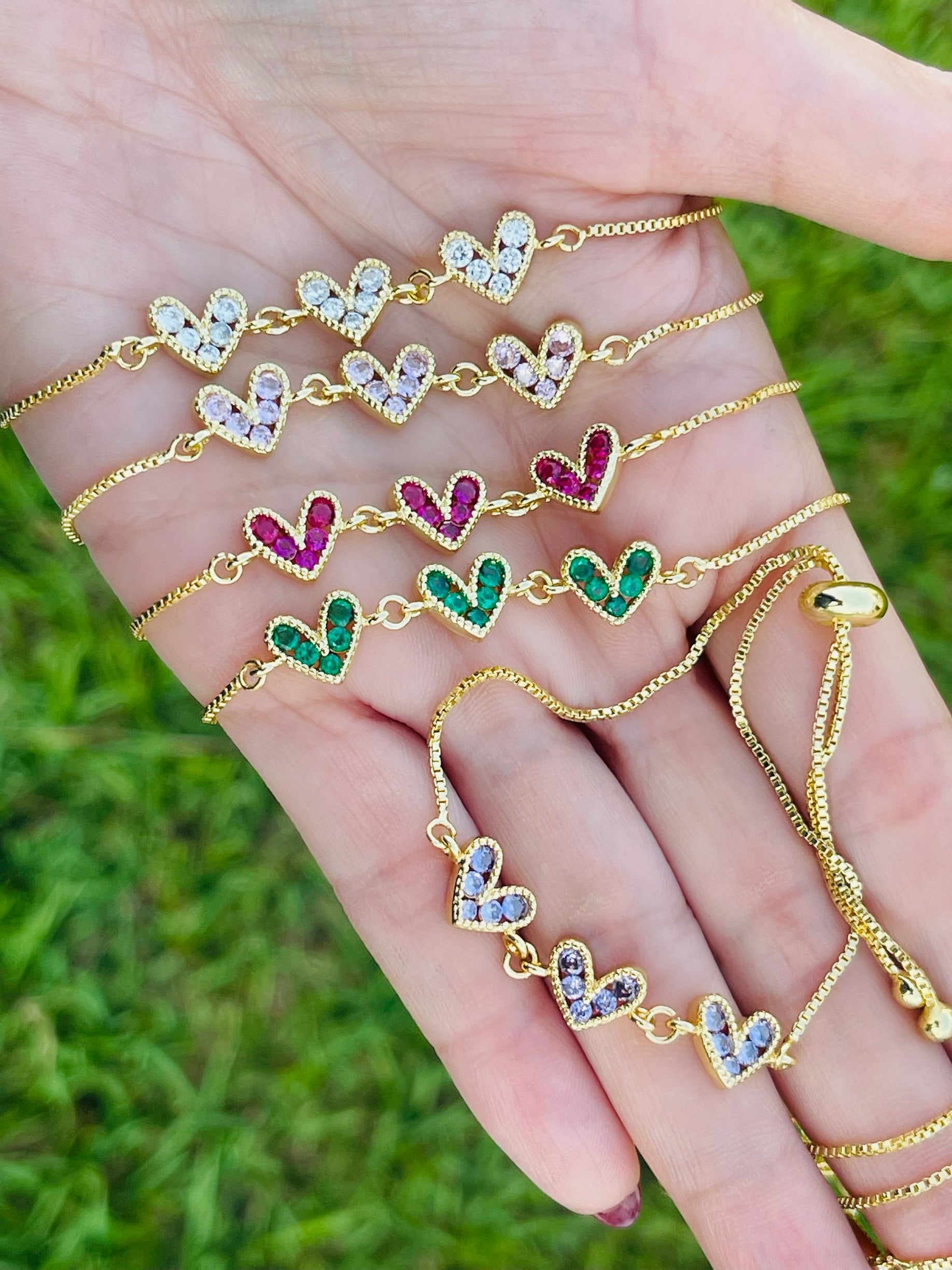 Sweet Heart Adjustable Bracelets