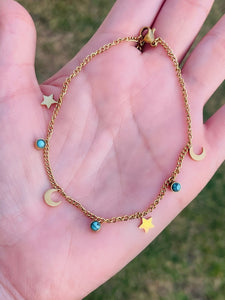 SS Moon Star Bracelets