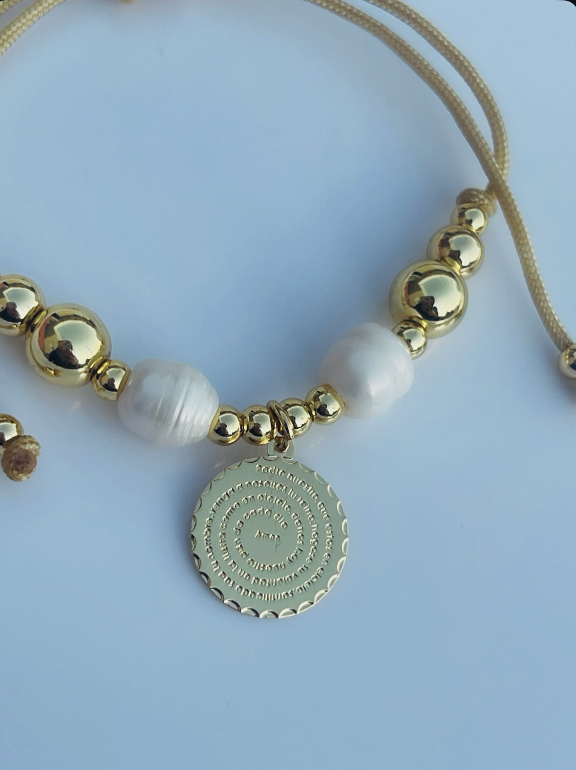 Padre Nuestro Adjustable Bracelets