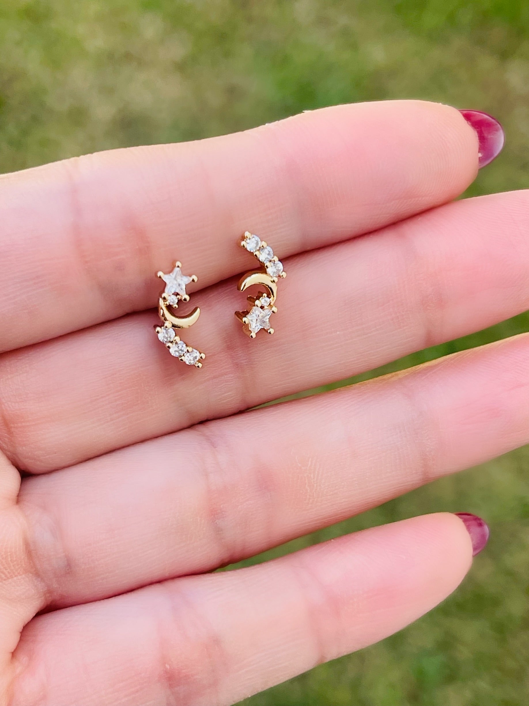 Moon Star Earring