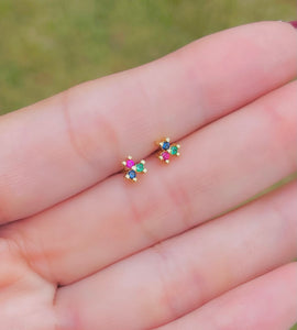 Three  Little Point Earring
