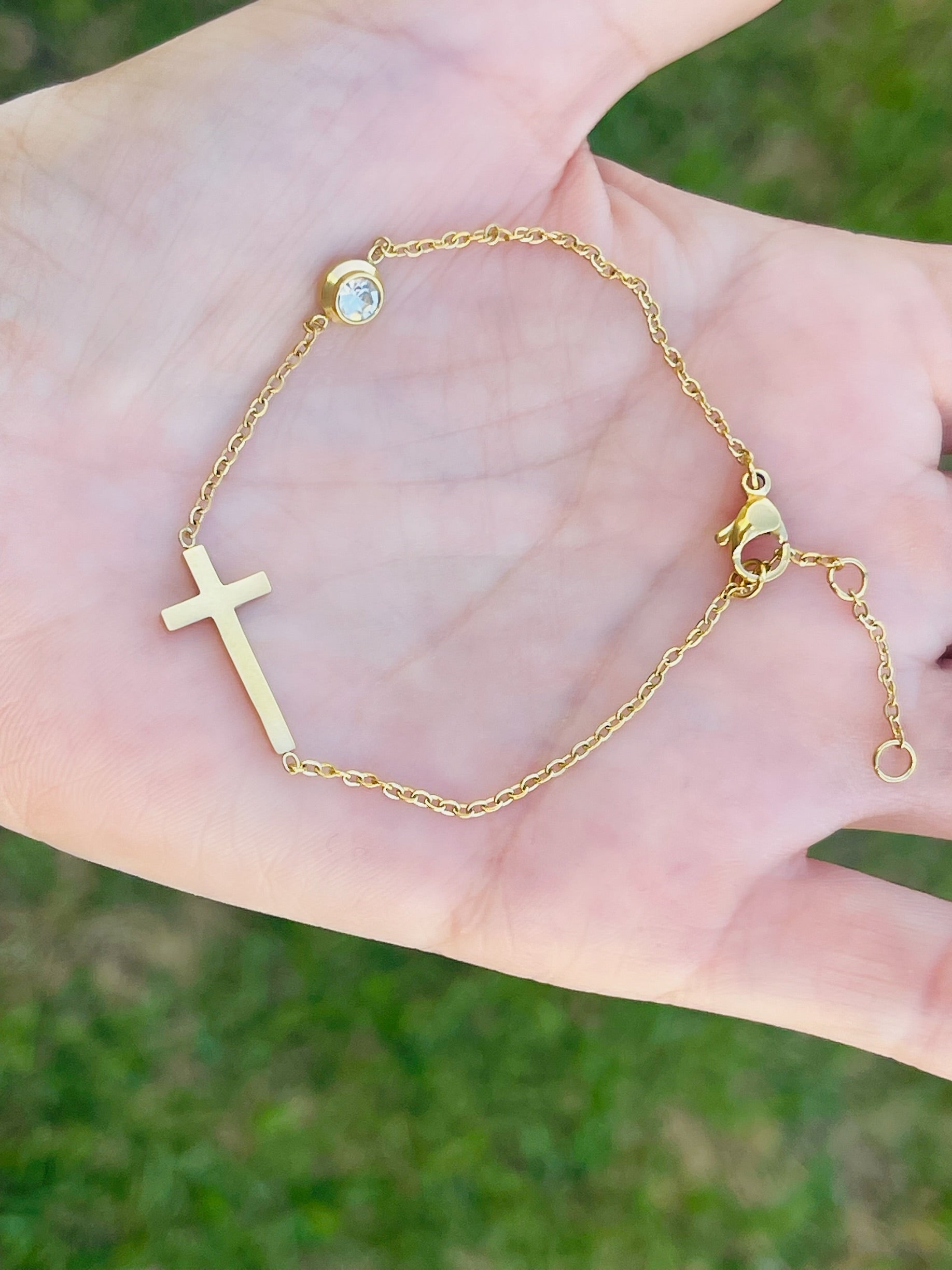 SS Cross Bracelets