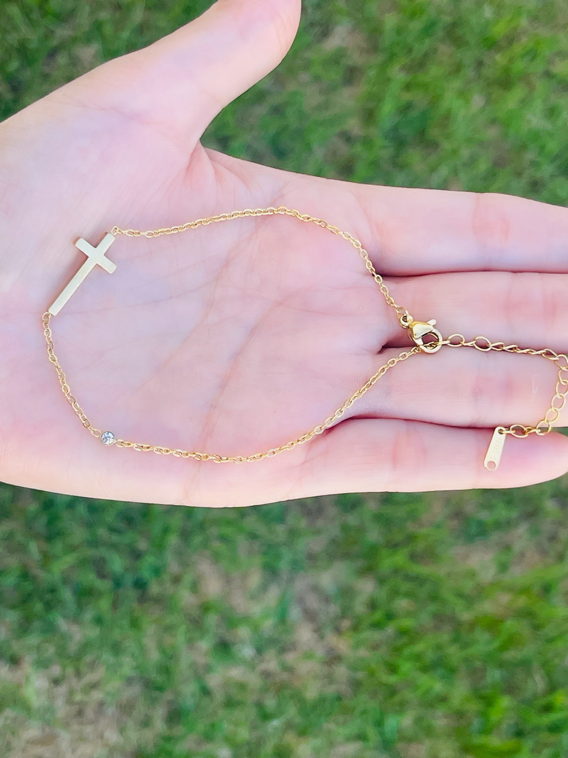 SS Cross Anklets