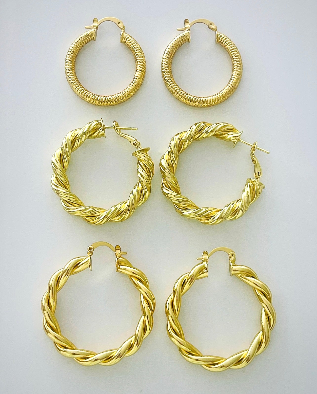 Golden Hoop Earring