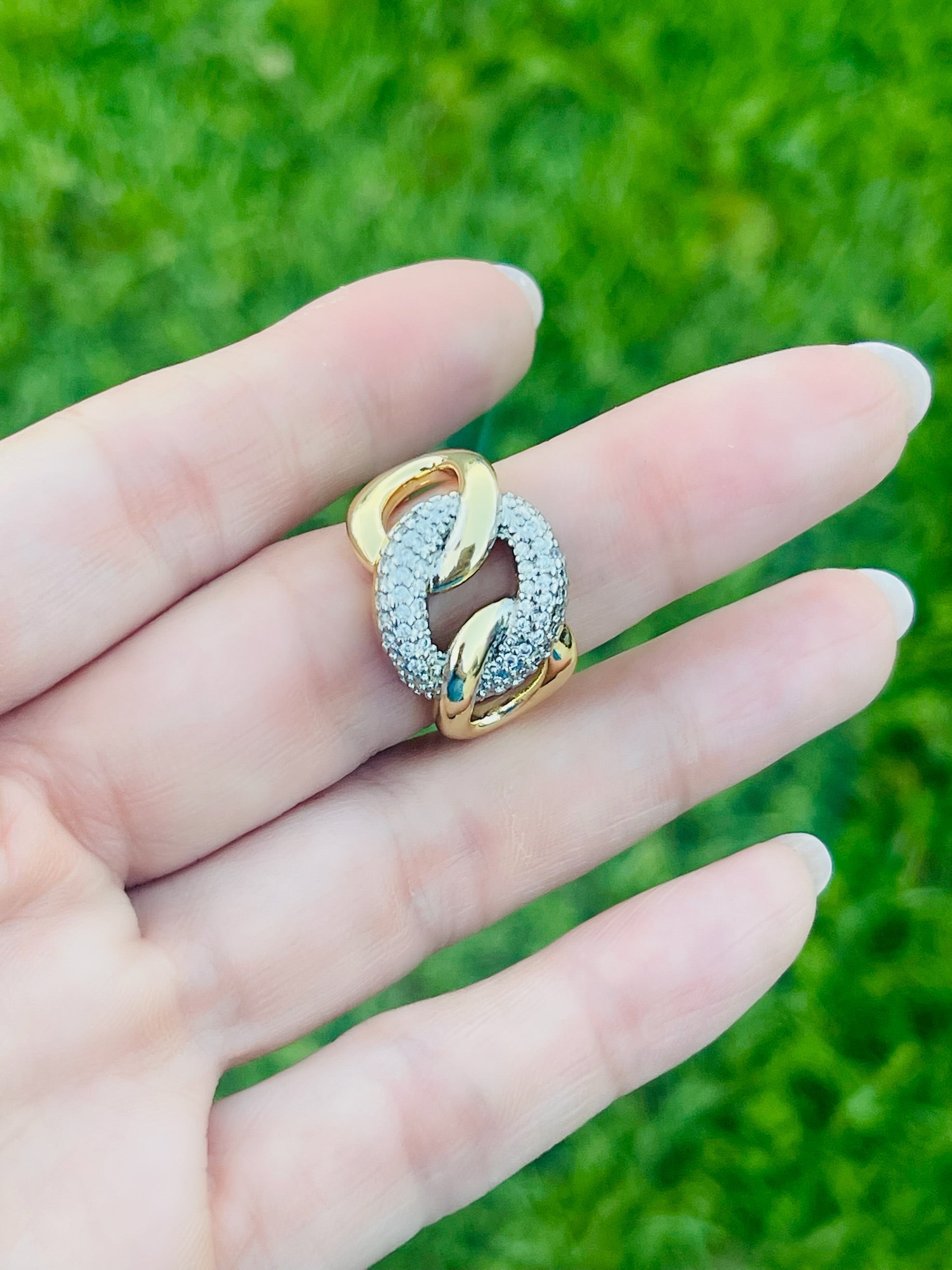 Bright Two Tone Ring