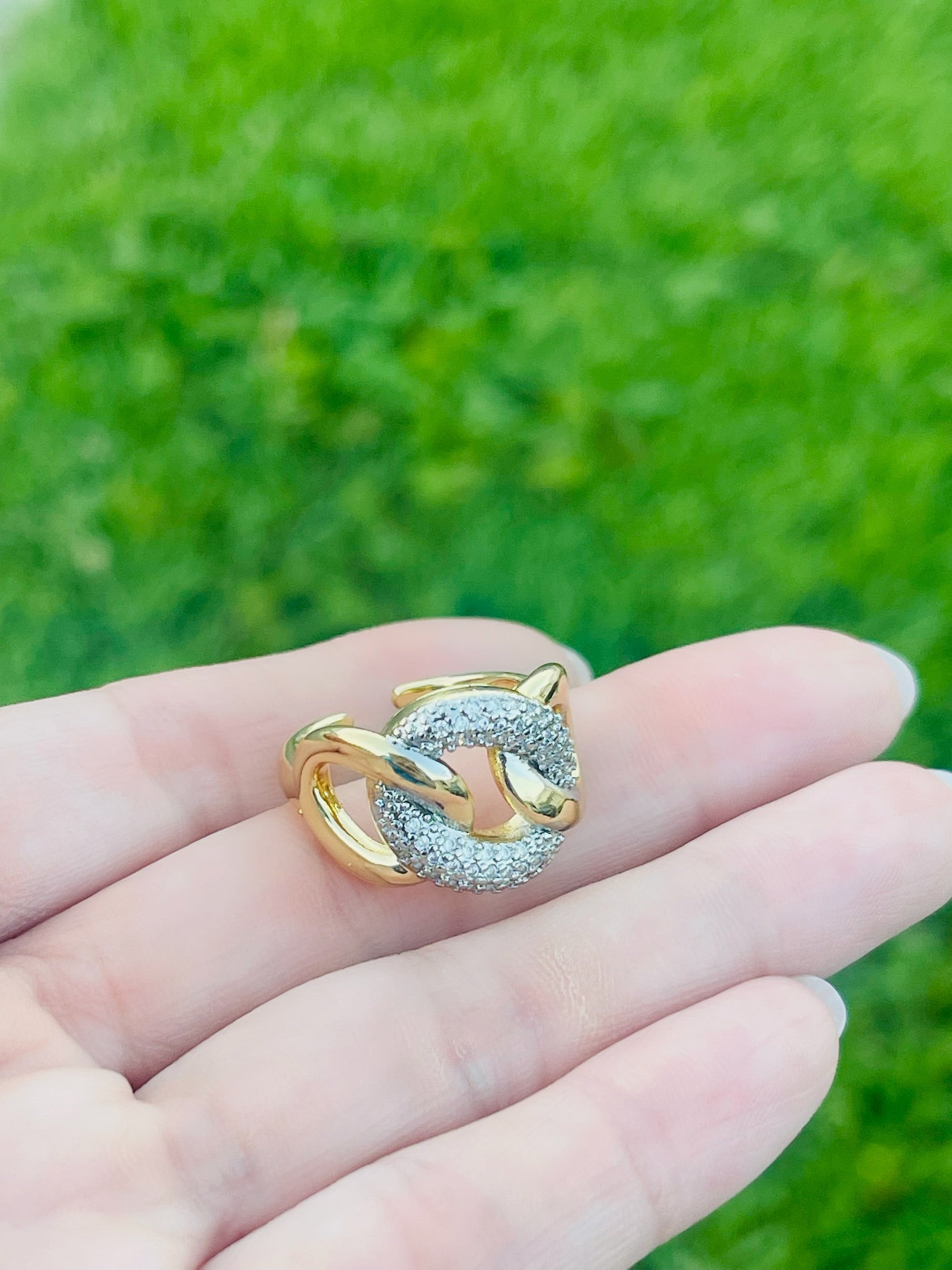 Bright Two Tone Ring