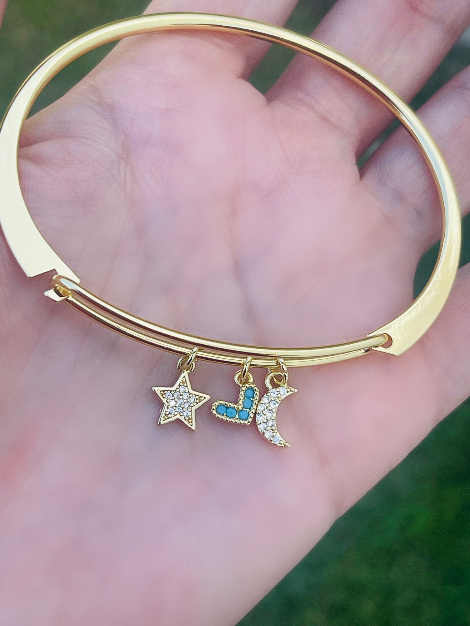 Heart • Moon • Star Bangle