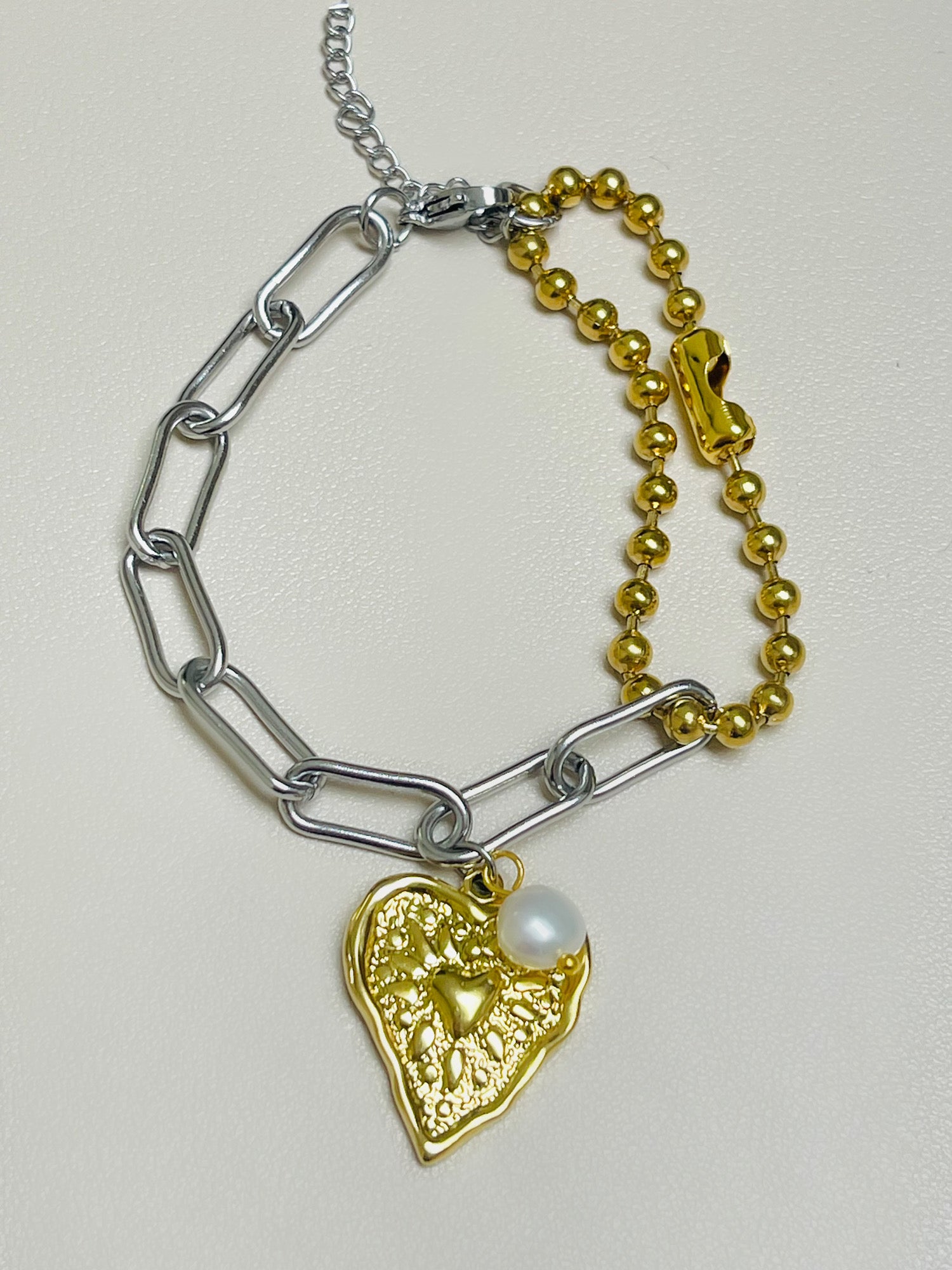Big Heart • Two Tone Bracelets