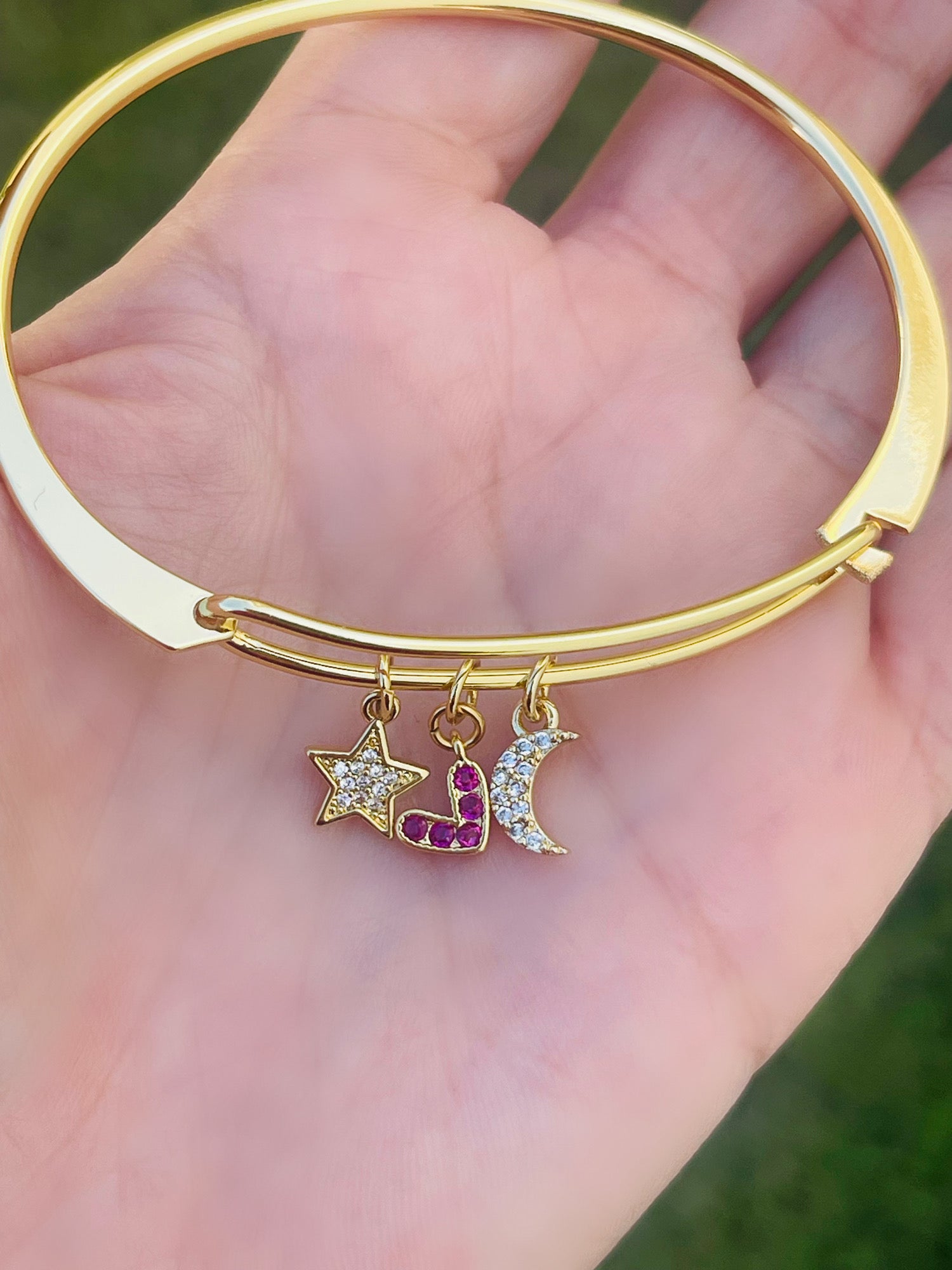 Heart • Moon • Star Bangle