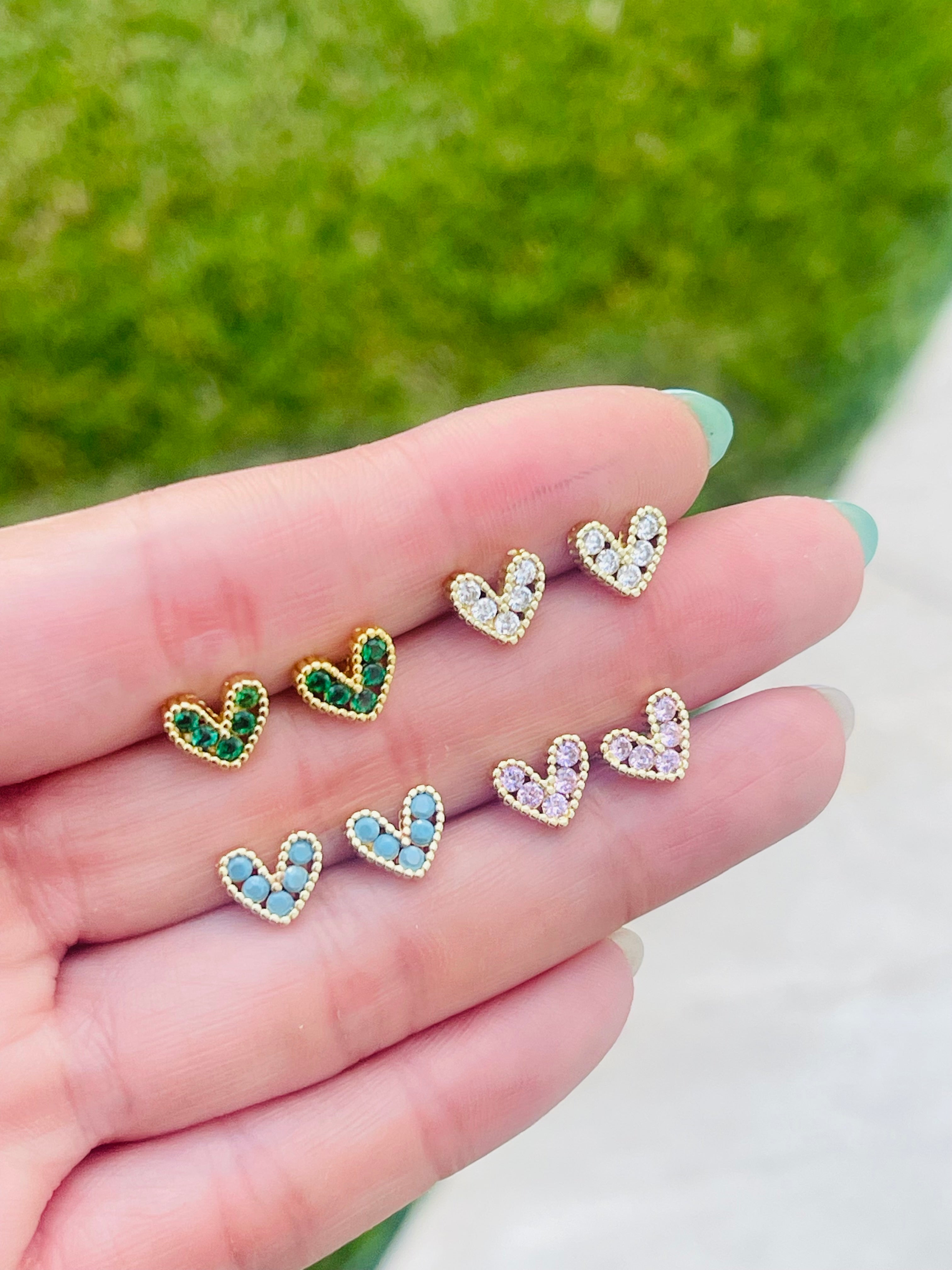 Color Heart Earring