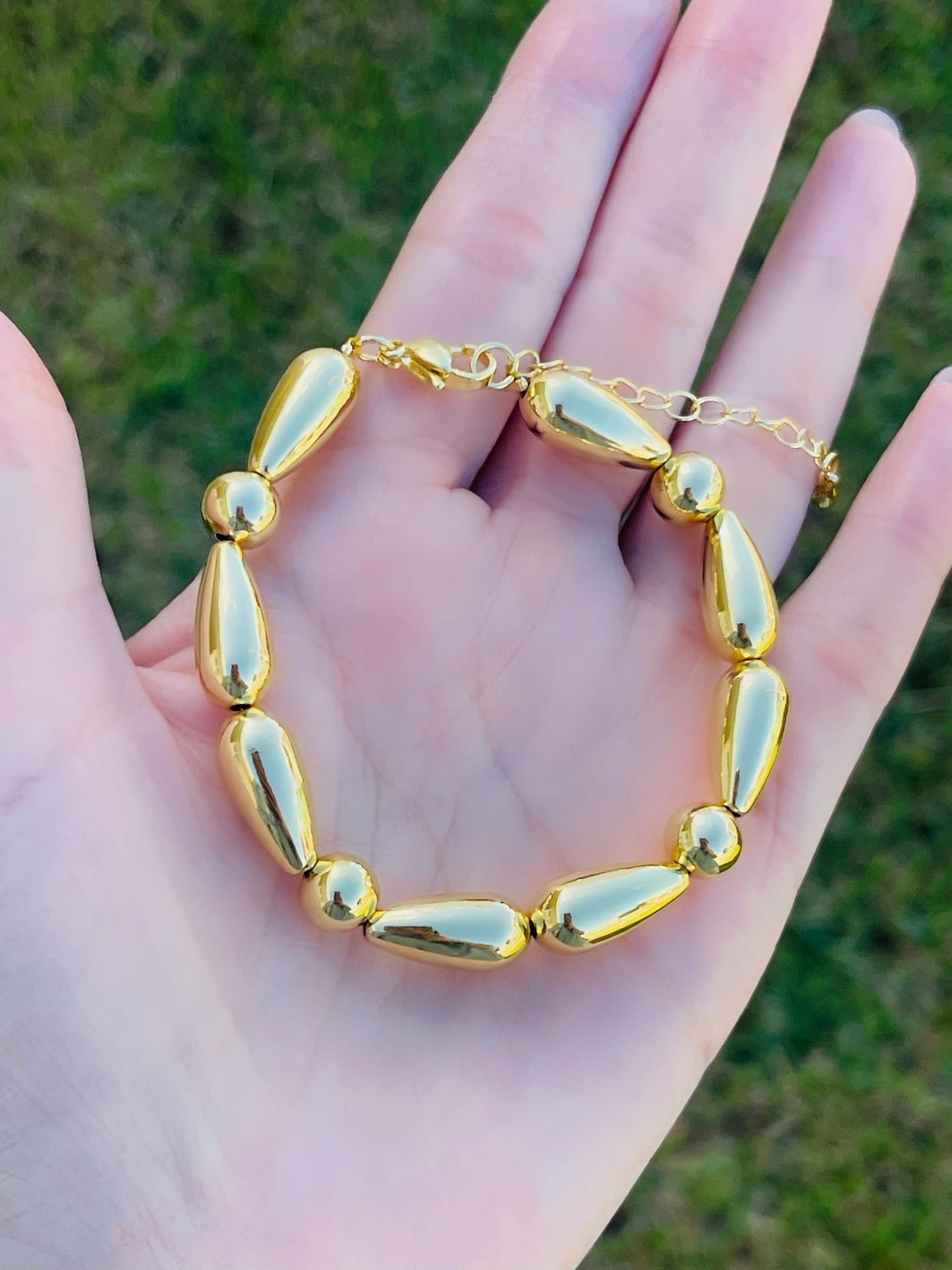Bold Golden Bracelets