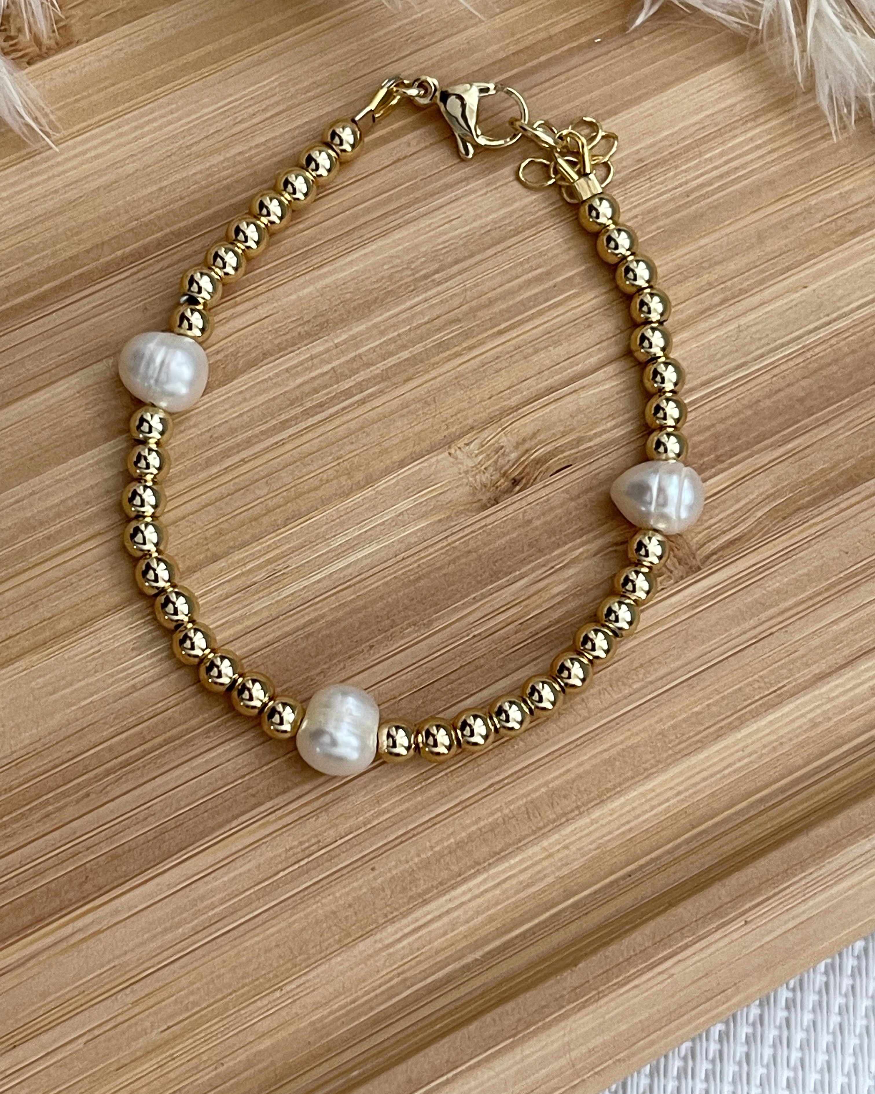 Pearl Gold Bracelets 3.0