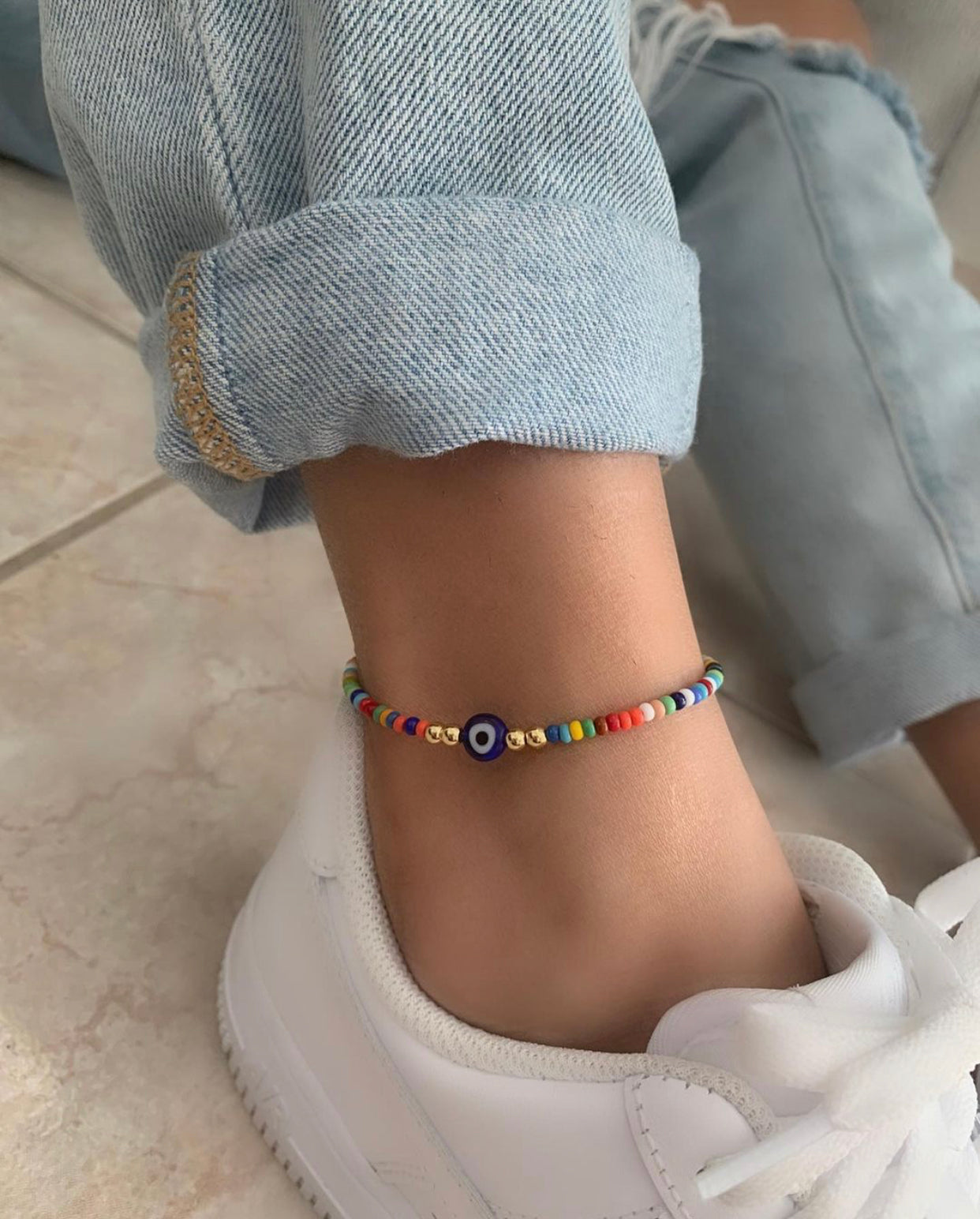 Rainbow Anklets